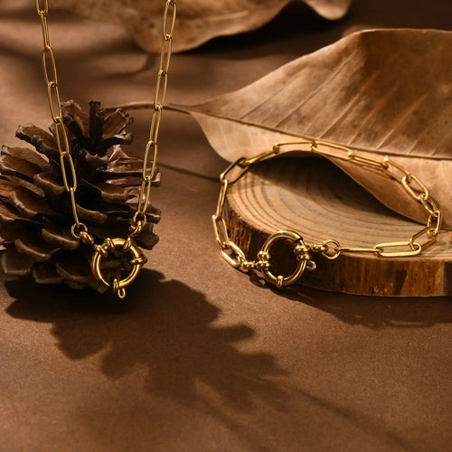 Corrente Choker Elos Minimalista para Estilo