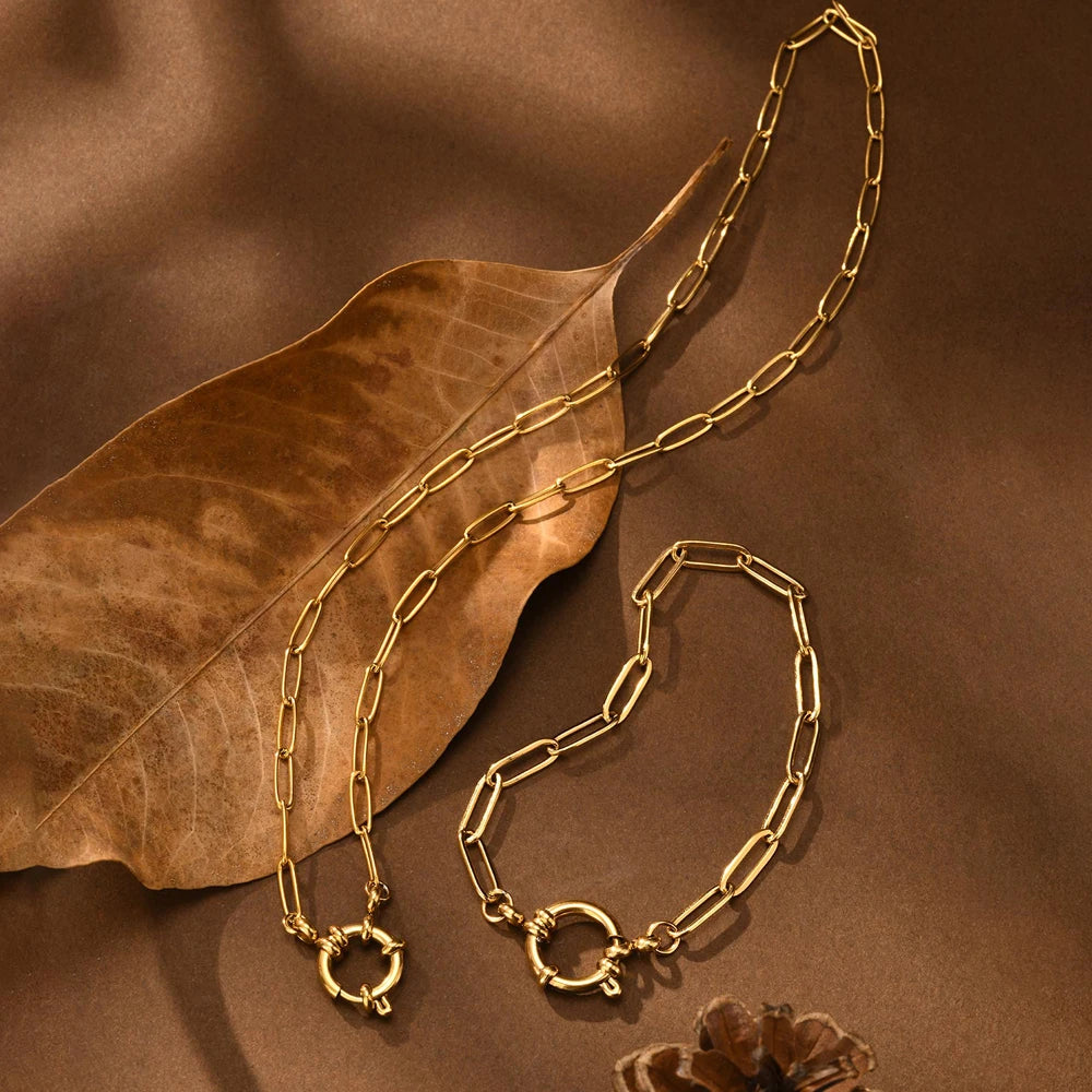 Corrente Choker Elos Minimalista para Estilo